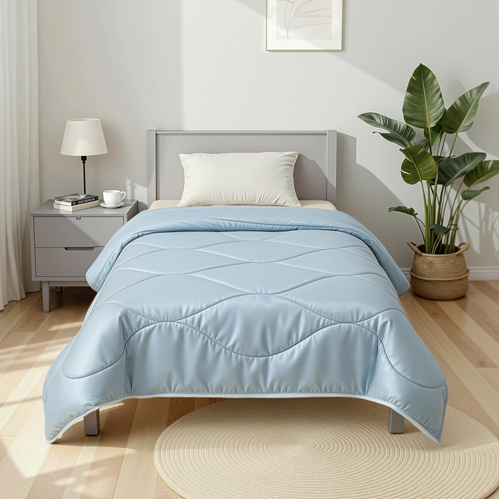 Giselle Tencel Quilt 200GSM Summer Comforter - Single Size - SuperSaverAU - view 7