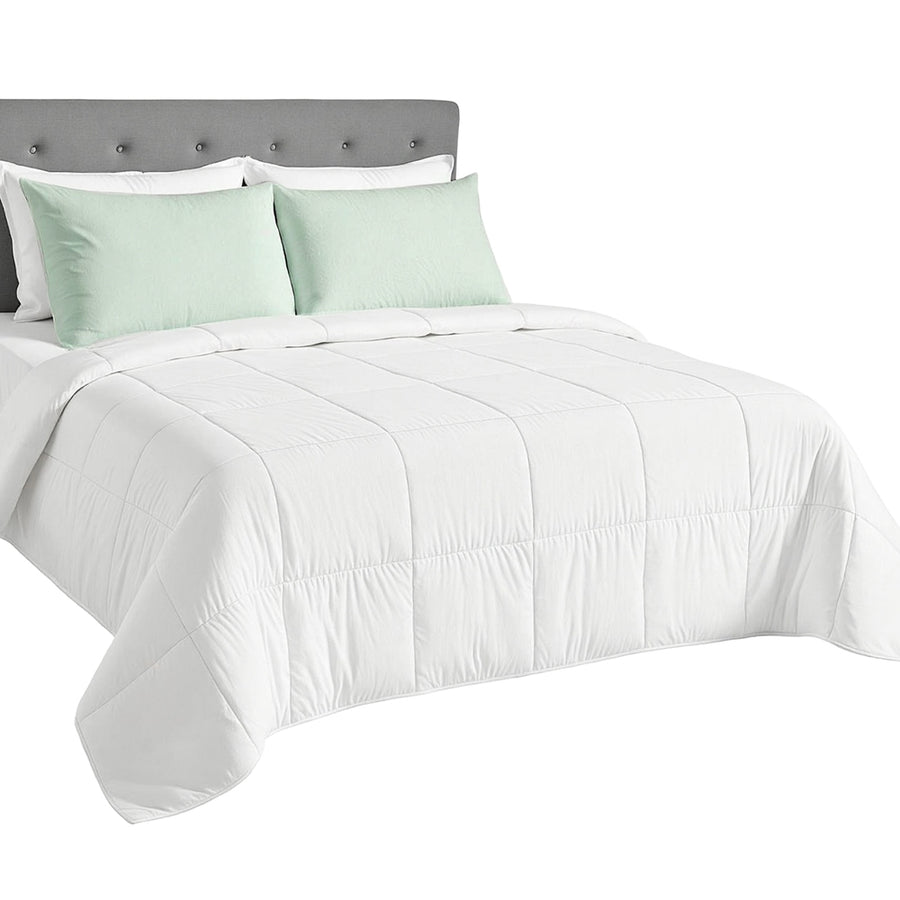 Giselle Bedding Bamboo Fiber Summer Quilt 200gsm Super King - Lightweight & Breathable - SuperSaverAU - view 1
