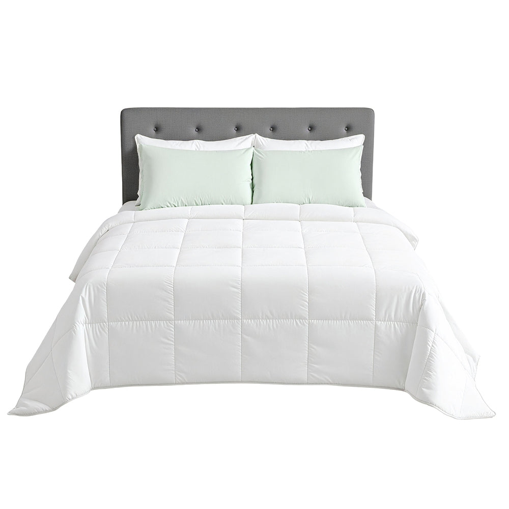 Giselle Bedding Bamboo Fiber Summer Quilt 200gsm Super King - Lightweight & Breathable - SuperSaverAU - view 3
