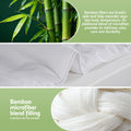 Giselle Bedding Bamboo Fiber Summer Quilt 200gsm Super King - Lightweight & Breathable - SuperSaverAU - view 4