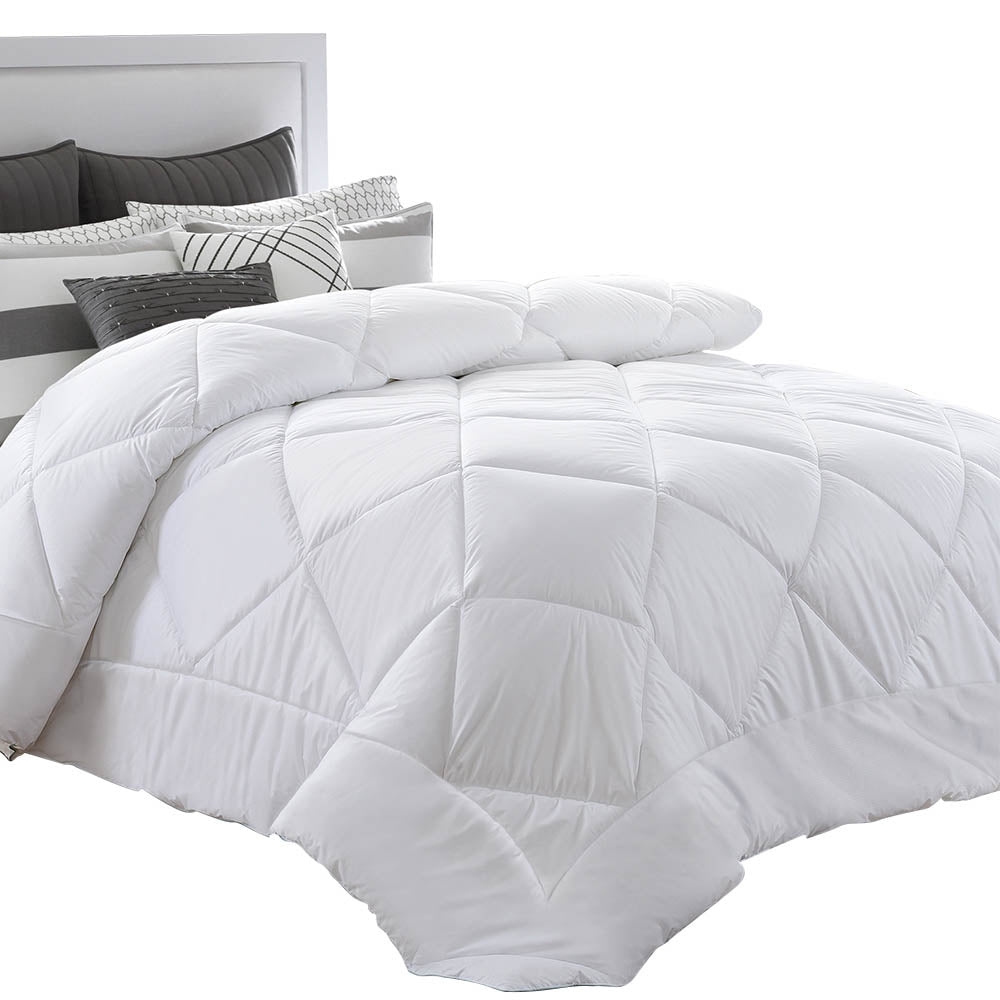 Giselle Bedding Bamboo Blend Microfibre Quilt King - 400gsm, Breathable, Eco-Friendly - SuperSaverAU - view 1
