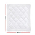 Giselle Bedding Super King Size 400GSM Microfibre Bamboo Quilt - Breathable & Eco-Friendly - SuperSaverAU - view 2