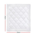 Giselle Bedding Bamboo Blend Microfibre Quilt 700gsm Queen - Soft, Breathable, Eco-Friendly - SuperSaverAU - view 2