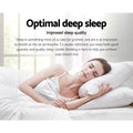 Giselle Bedding Bamboo Blend Microfibre Quilt 800GSM Queen - Breathable & Eco-Friendly - SuperSaverAU - view 2