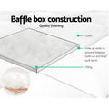 Giselle Bedding Bamboo Blend Microfibre Quilt 800GSM Queen - Breathable & Eco-Friendly - SuperSaverAU - view 5