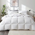 Giselle Bedding Duck Down Feather Quilt 700GSM Single - Lightweight, Cotton Cover - SuperSaverAU - view 6