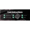 Giselle Bedding Faux Mink Quilt Double Charcoal, Soft, Thermo-Regulating, Includes Pillowcases - SuperSaverAU - view 6