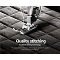 Giselle Bedding Faux Mink Quilt Charcoal Queen - Double-Sided, Thermo-Regulating, Soft - SuperSaverAU - view 4