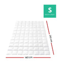 Giselle Bedding Goose Down Feather Quilt 700GSM Single - Lightweight, Cotton Cover - SuperSaverAU - view 2