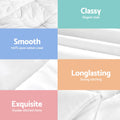 Giselle Bedding Goose Down Feather Quilt 800GSM Single - Lightweight, Cotton Cover - SuperSaverAU - view 5