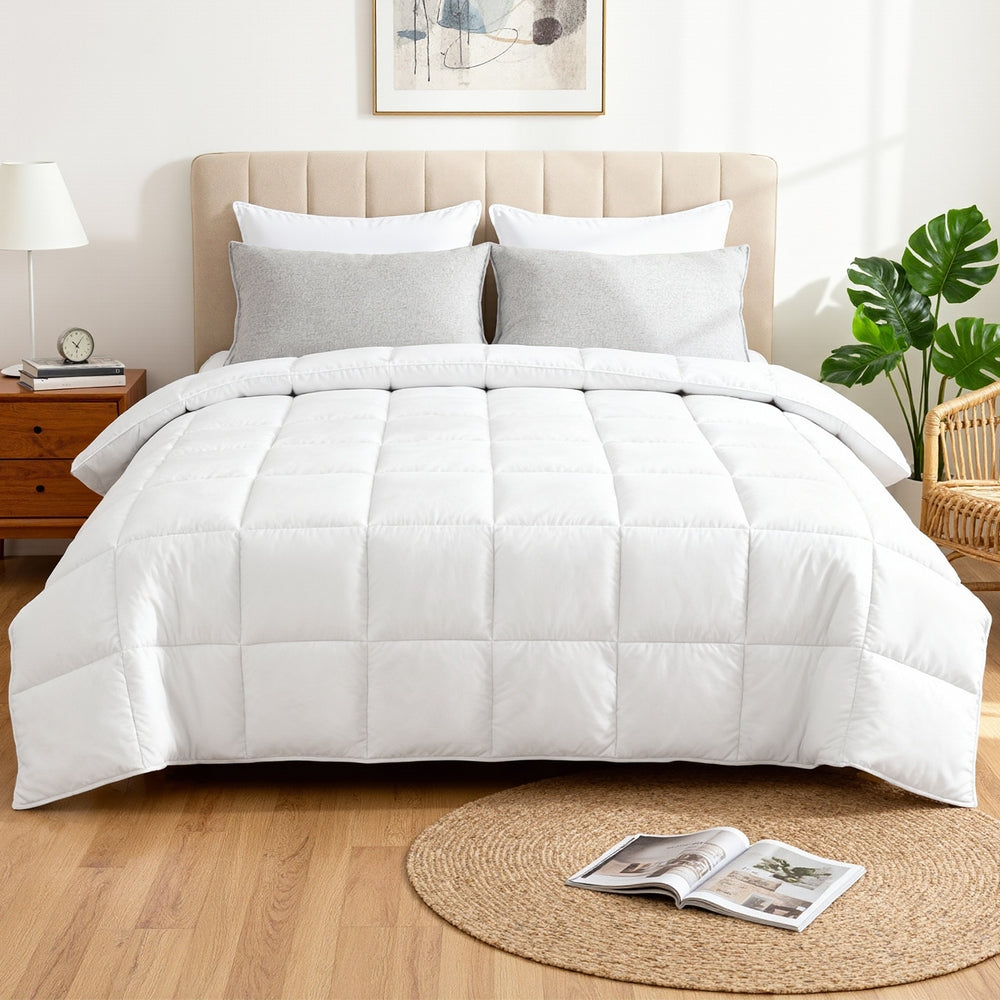 Giselle Bedding Super King Size 400GSM Microfibre Quilt All Season Comforter - SuperSaverAU - view 1