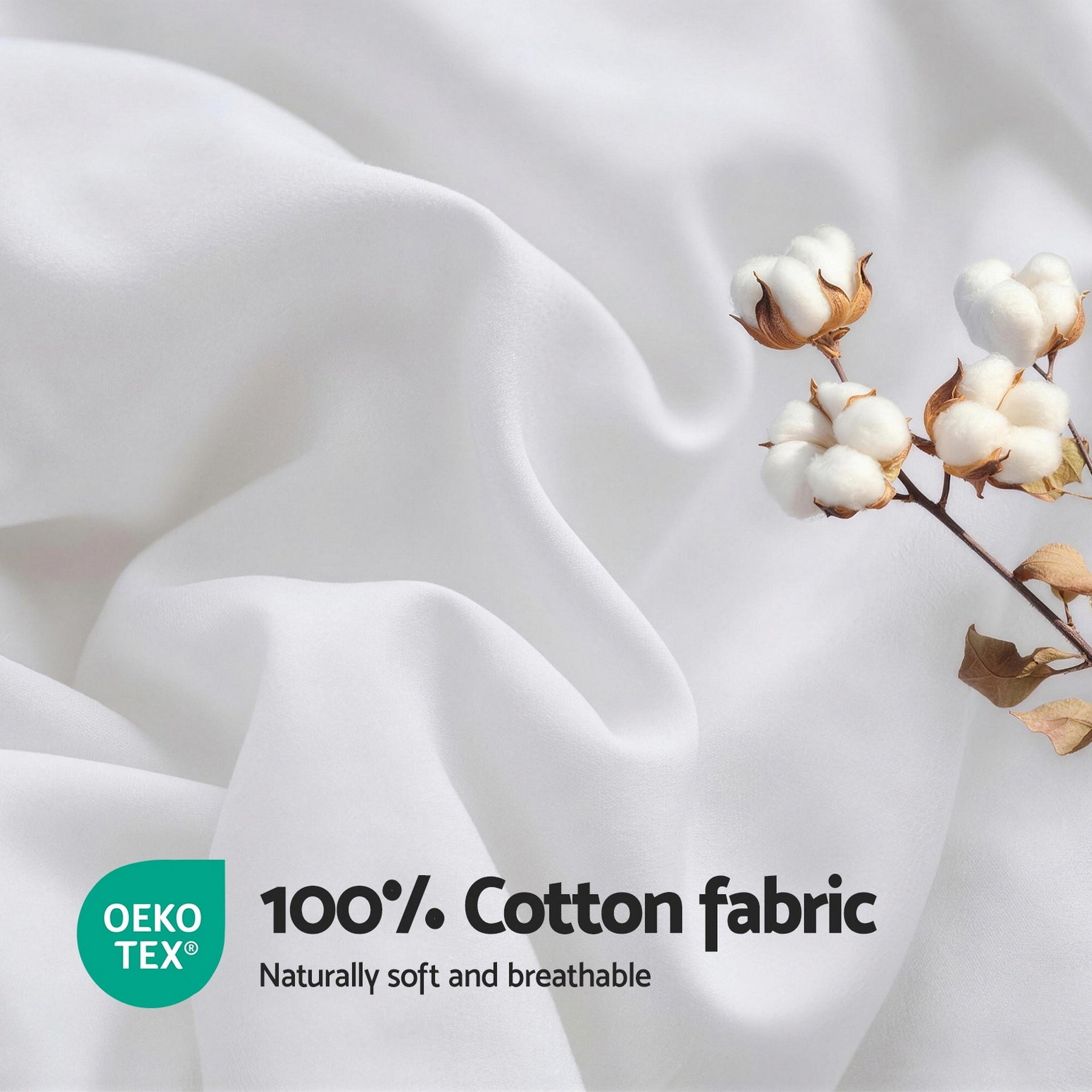 Giselle Bedding 500GSM Wool Quilt – Double, Cotton Cover with Baffle Box Construction