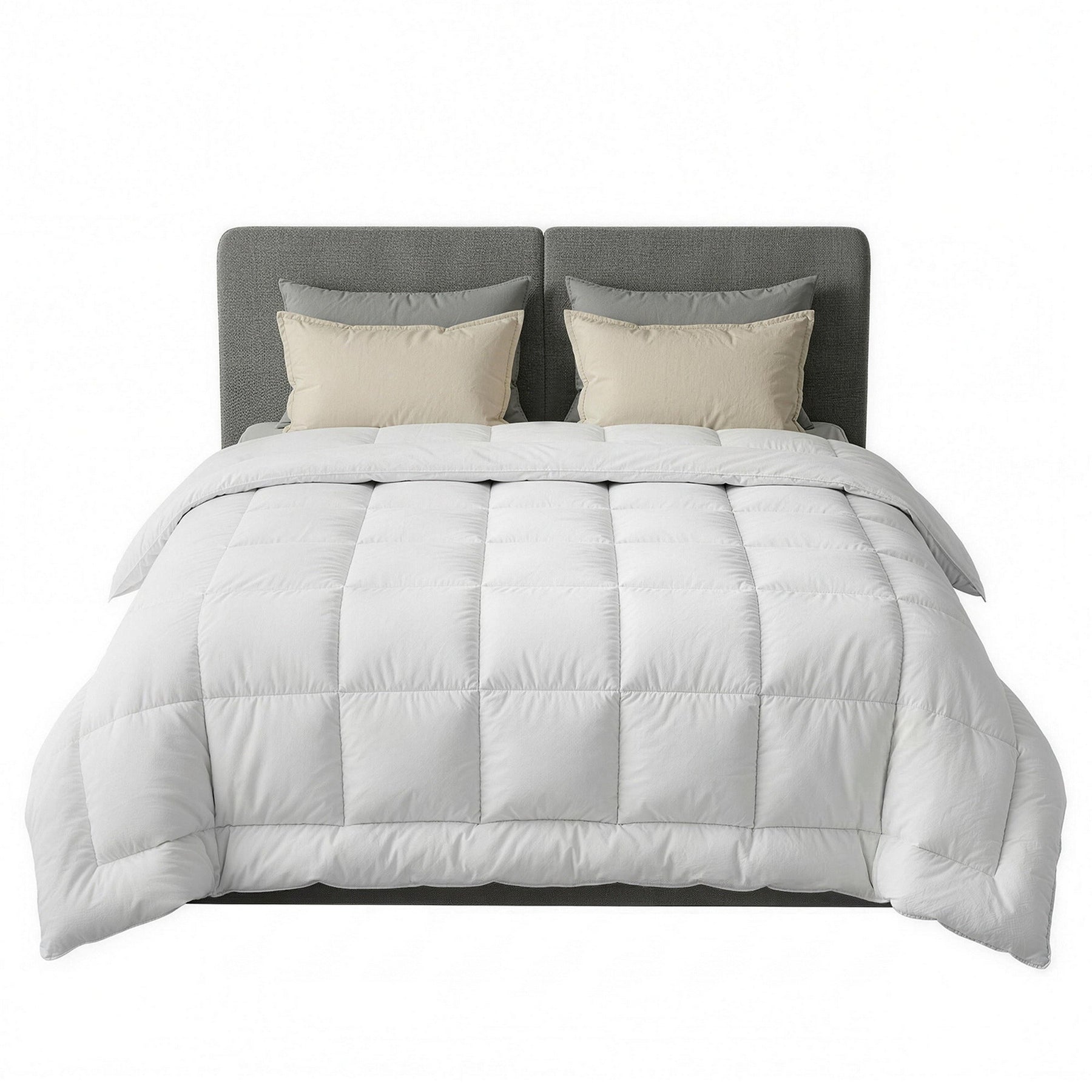 Giselle Bedding 500GSM Wool Quilt – Queen, Cotton Cover with Baffle Box Construction