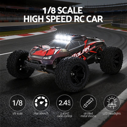 Keezi 2WD Off-Road Remote Control Car with Lights for Kids