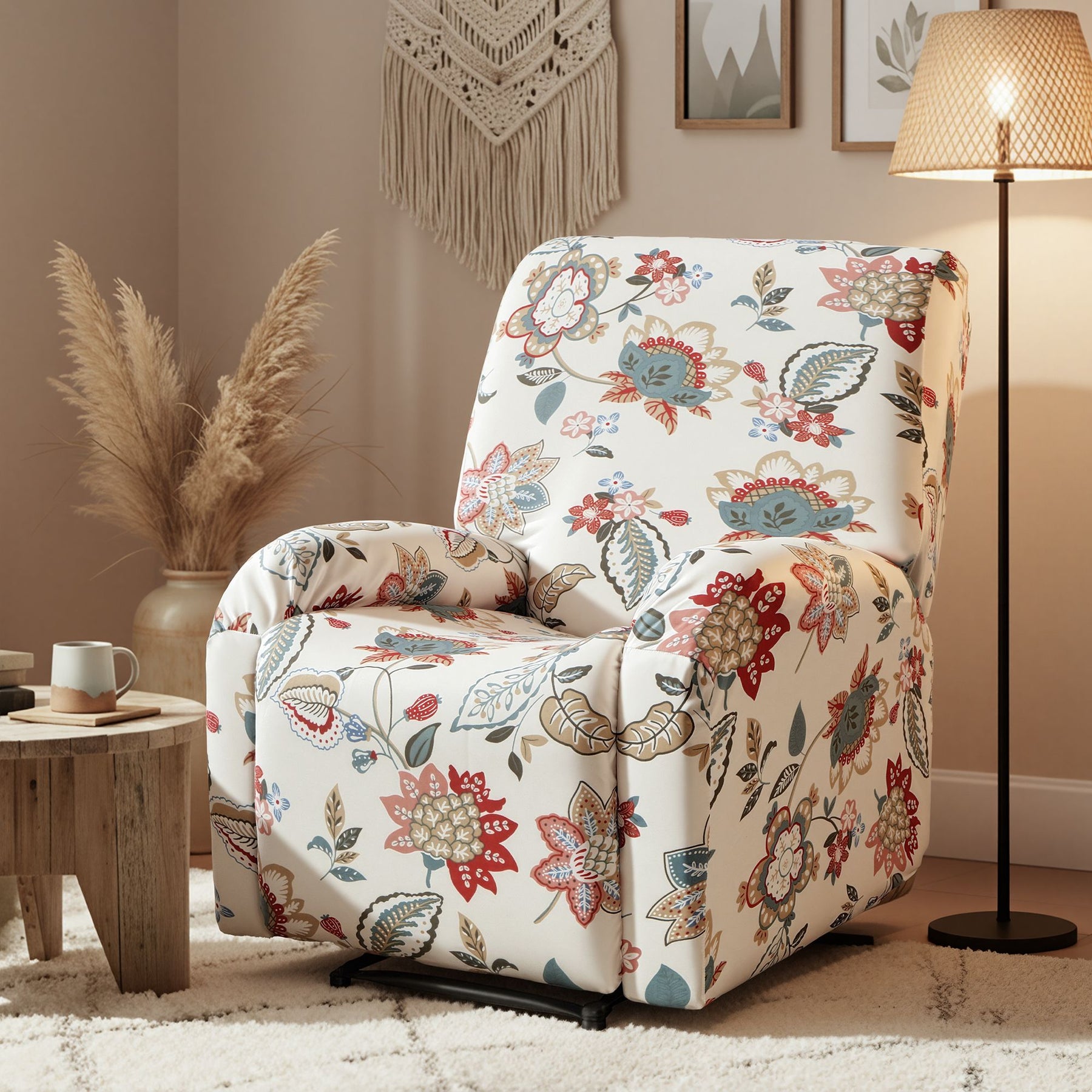 Artiss Kids 4-Piece Stretch Recliner Cover - Printed