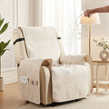 Artiss Waterproof Quilted Recliner Chair Cover