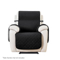 Artiss 100% Water Resistant Recliner Chair Cover 1 Seater Black - SuperSaverAU - view 3