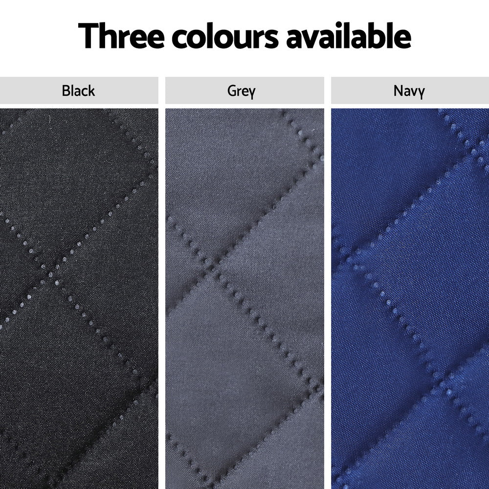 Artiss 100% Water Resistant Recliner Chair Cover 1 Seater Black