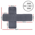Artiss Water-Resistant Recliner Chair Cover - 1 Seater Grey - SuperSaverAU - view 2