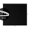 Artiss Black Ceiling Mounted Room Divider Curtain with Flexible Track 254x213cm