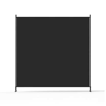 Artiss 175x180cm Black Fabric Room Divider Screen