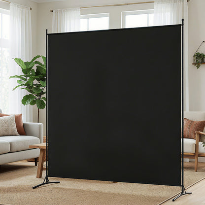 Artiss 175x180cm Black Fabric Room Divider Screen