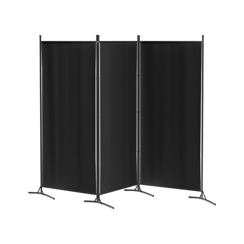 Artiss 3 Panel Room Divider Screen - Black 260x180cm - SuperSaverAU - view 1