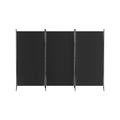 Artiss 3 Panel Room Divider Screen - Black 260x180cm - SuperSaverAU - view 3