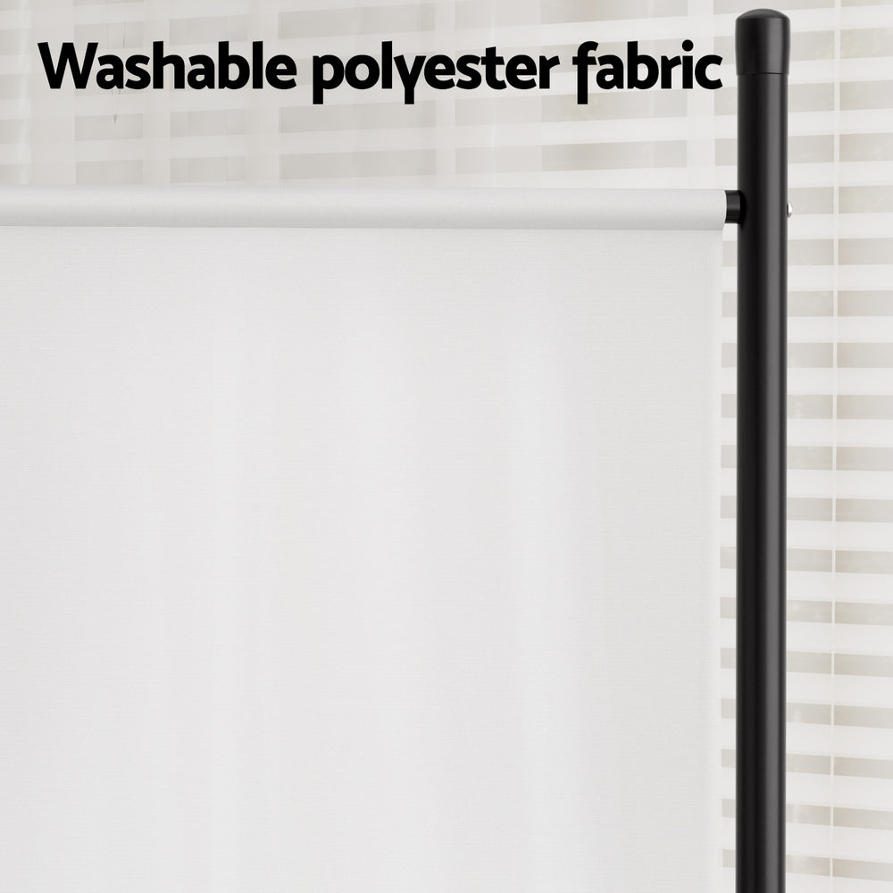 Artiss 3 Panel Room Divider Screen - White 260x180cm - SuperSaverAU - view 5