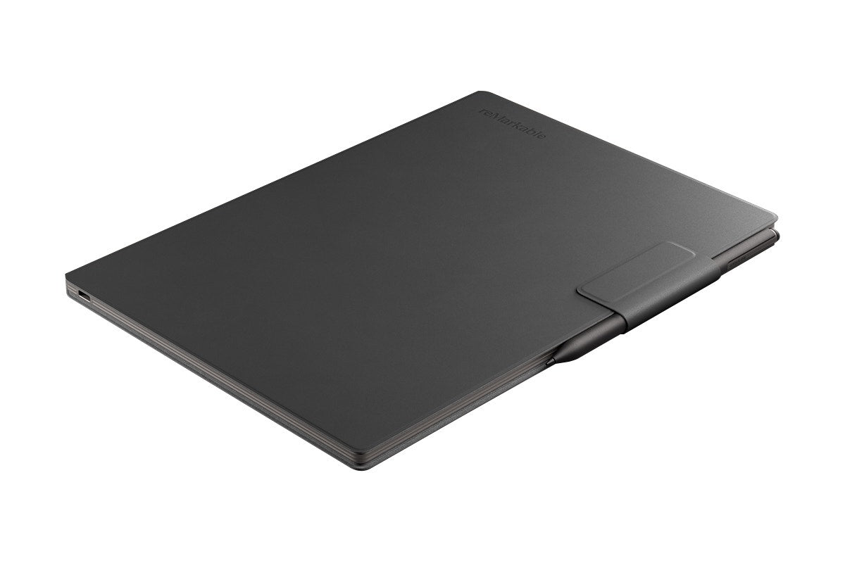 reMarkable Paper Pro 11.8" Paper Tablet with Marker Plus and Book Folio Pro Leather (Black)
