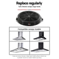 Devanti 11cm Range Hood Carbon Charcoal Filters Replacement X2 - SuperSaverAU - view 2