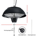Devanti 1500W Hanging Infrared Patio Heater - Black