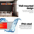Devanti 3000W Infrared Strip Heater with Remote - Silver