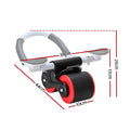 Everfit Ab Roller Automatic Rebound Abdominal Wheel with Knee Pad Home Gym Sport - SuperSaverAU - view 2