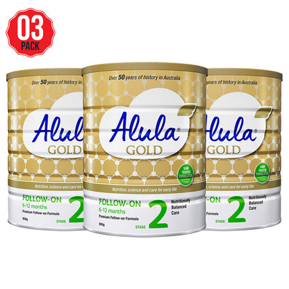 Alula Gold Stage 2 Infant Formula 3 x 900g