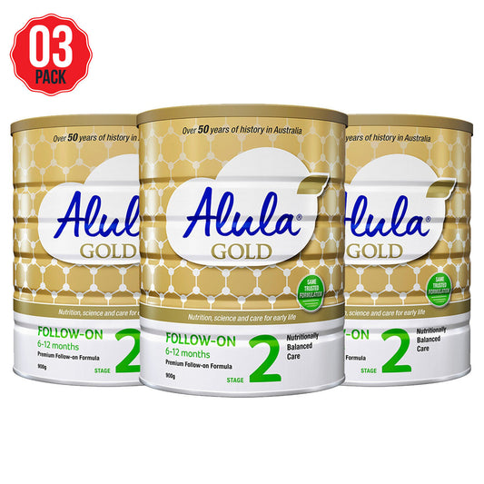 Alula Gold Stage 2 Infant Formula 3 x 900g