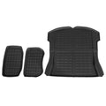 Premium Tesla Model 3 2021-2024 3 Piece Rubber Cargo Trunk Mat Set