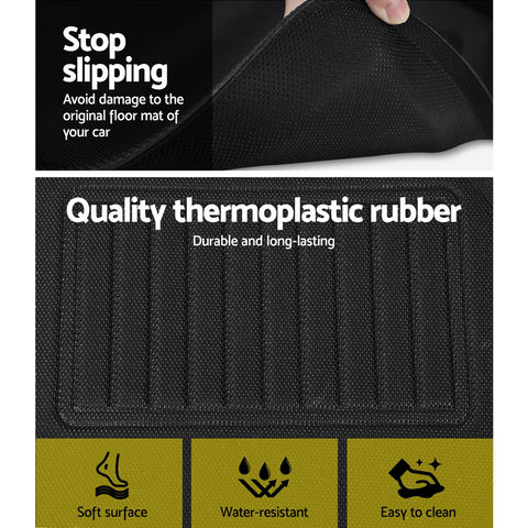 Weisshorn Tesla Model Y 2021-2024 Rubber Floor Mats - RHD