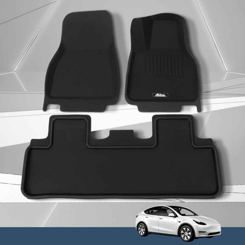 Weisshorn Tesla Model Y 2021-2024 Rubber Floor Mats - RHD