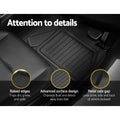 Weisshorn Toyota RAV4 Rubber Floor Mats Black 2019-2022