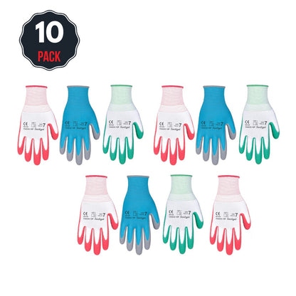 Groupe BBH Latex Foam Gloves 10 Pack