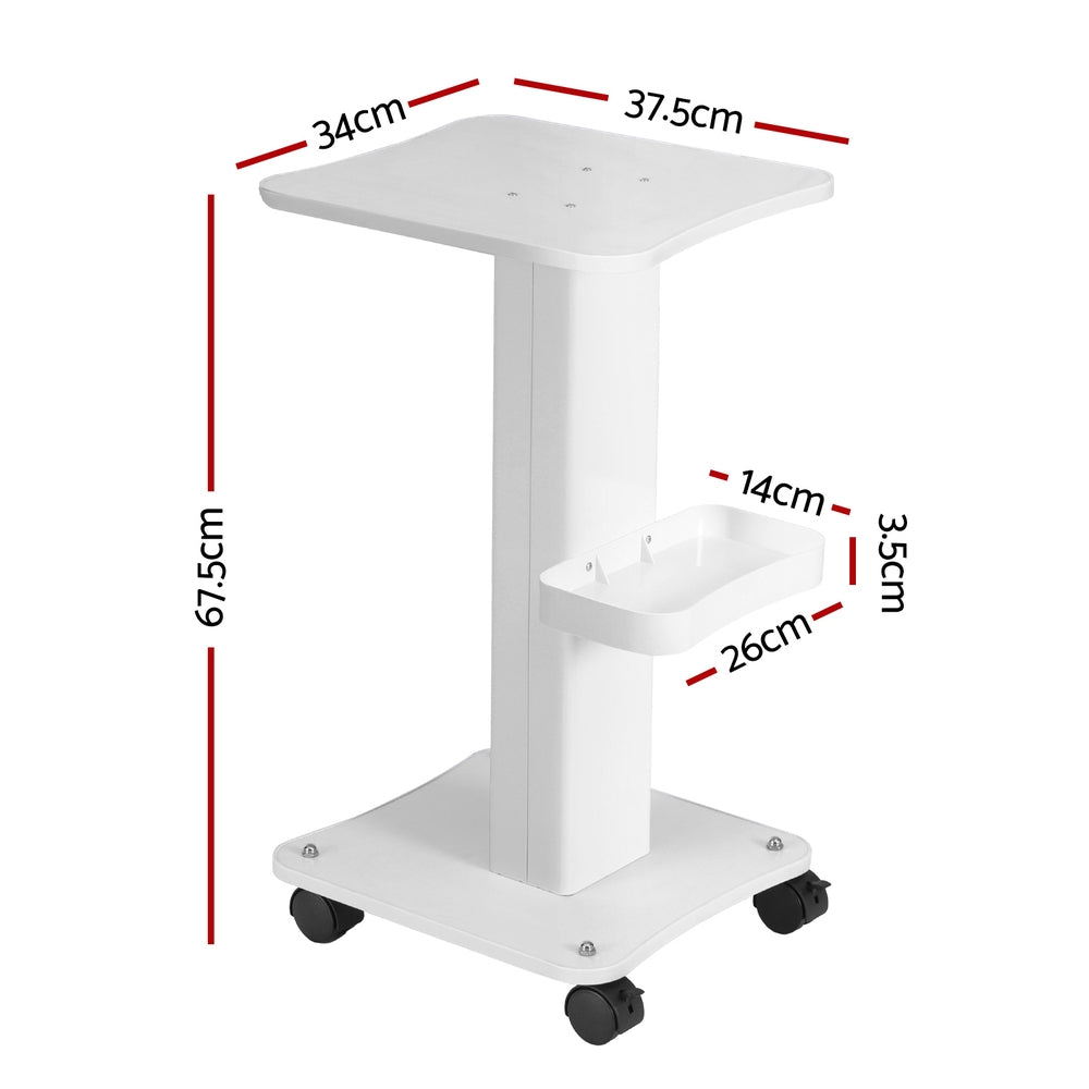 Embellir Salon Trolley Cart Spa Beauty Rolling Tray Hairdressing Storage Stand - SuperSaverAU - view 2