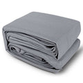 Instahut Shade Sail 3x3m Grey 280GSM UV Block 98% Weather Resistant - SuperSaverAU - view 1
