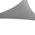 Instahut Shade Sail Triangle 280g/m² UV Block 5x5x7.1m Grey Weather Resistant - SuperSaverAU - view 1