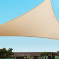 Instahut Shade Sail Triangle Sun Canopy 6.1x6.1x6.1M UV Block, Weather Resistant - SuperSaverAU - view 5