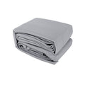 Instahut Waterproof Shade Sail 3x5m 220GSM UV Block, Weather Resistant, Grey - SuperSaverAU - view 3