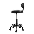 Artiss Salon Stool Swivel Chair Backrest - SuperSaverAU - view 4