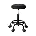 Artiss Black Round Swivel Salon Stool - SuperSaverAU - view 1