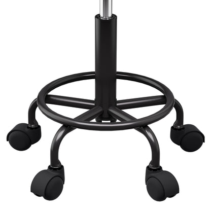 Artiss Black Round Swivel Salon Stool