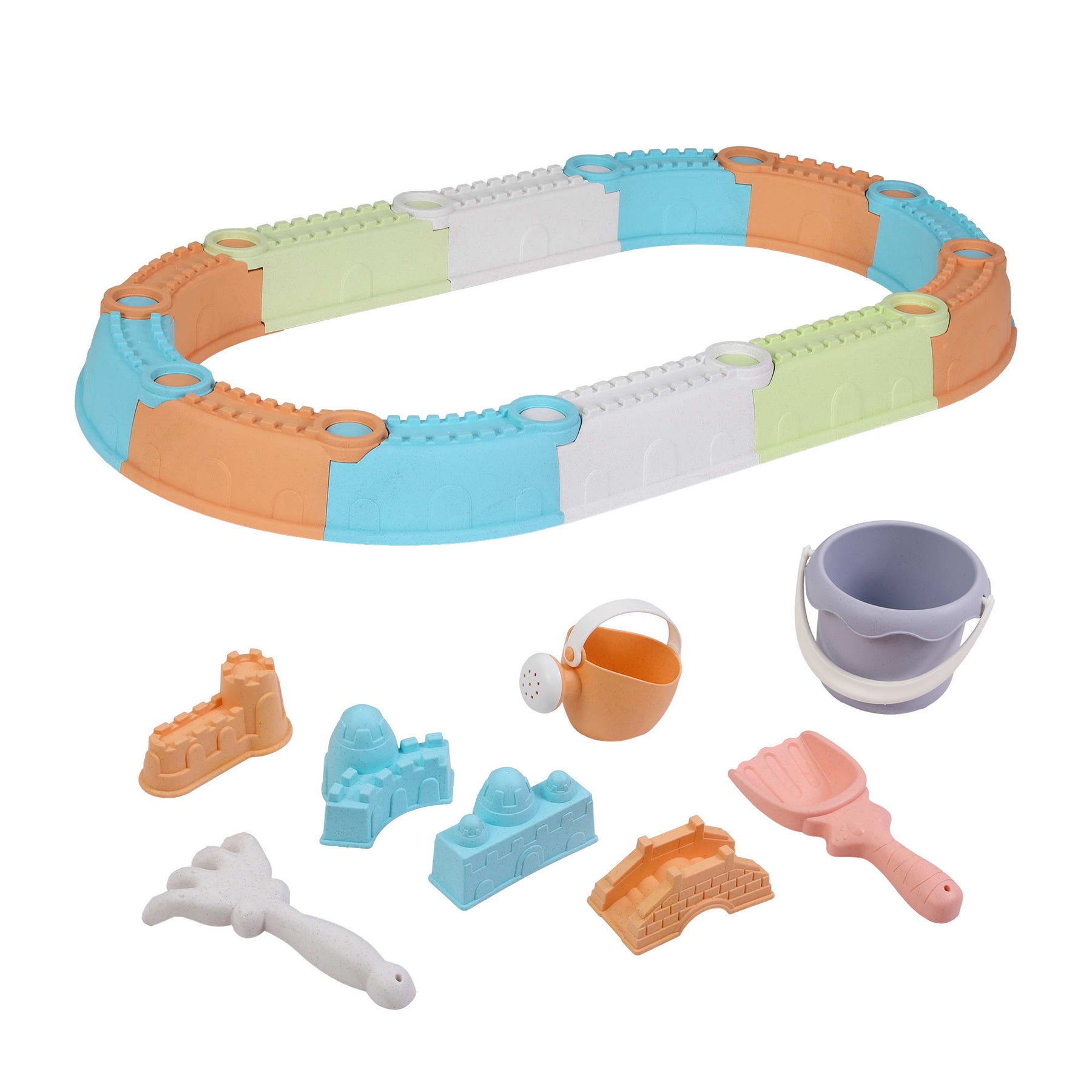 Keezi Kids Sandpit Set Beach Toys Sand Box Outdoor Backyard Play Area - SuperSaverAU - view 3